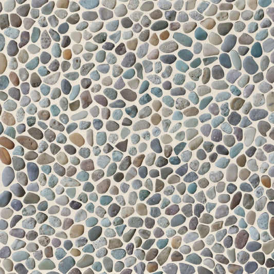 Mini Green Pebble Natural Stone Mosaic Wall & Floor Tile