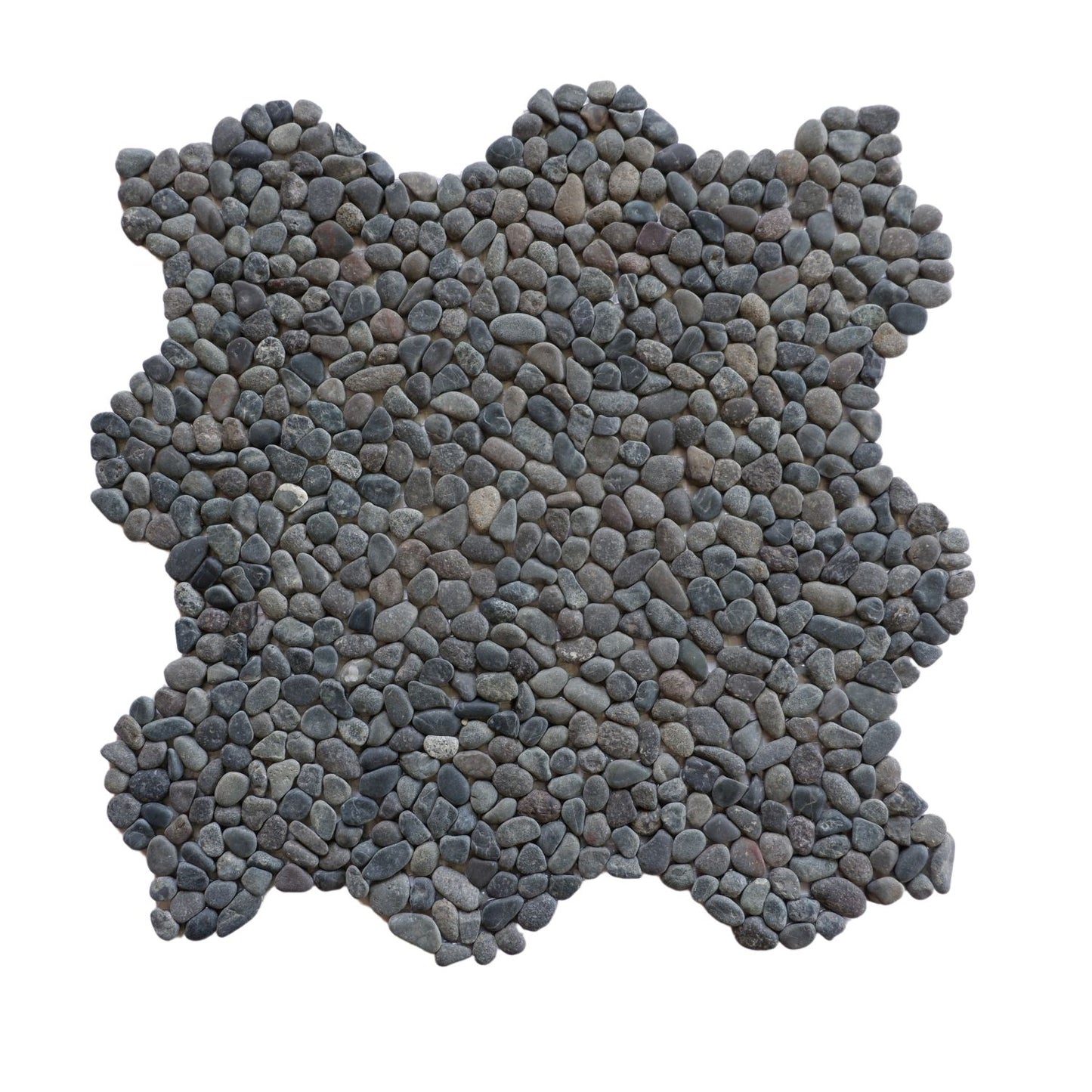 Mini Black Pebble Natural Stone Mosaic Wall & Floor Tile