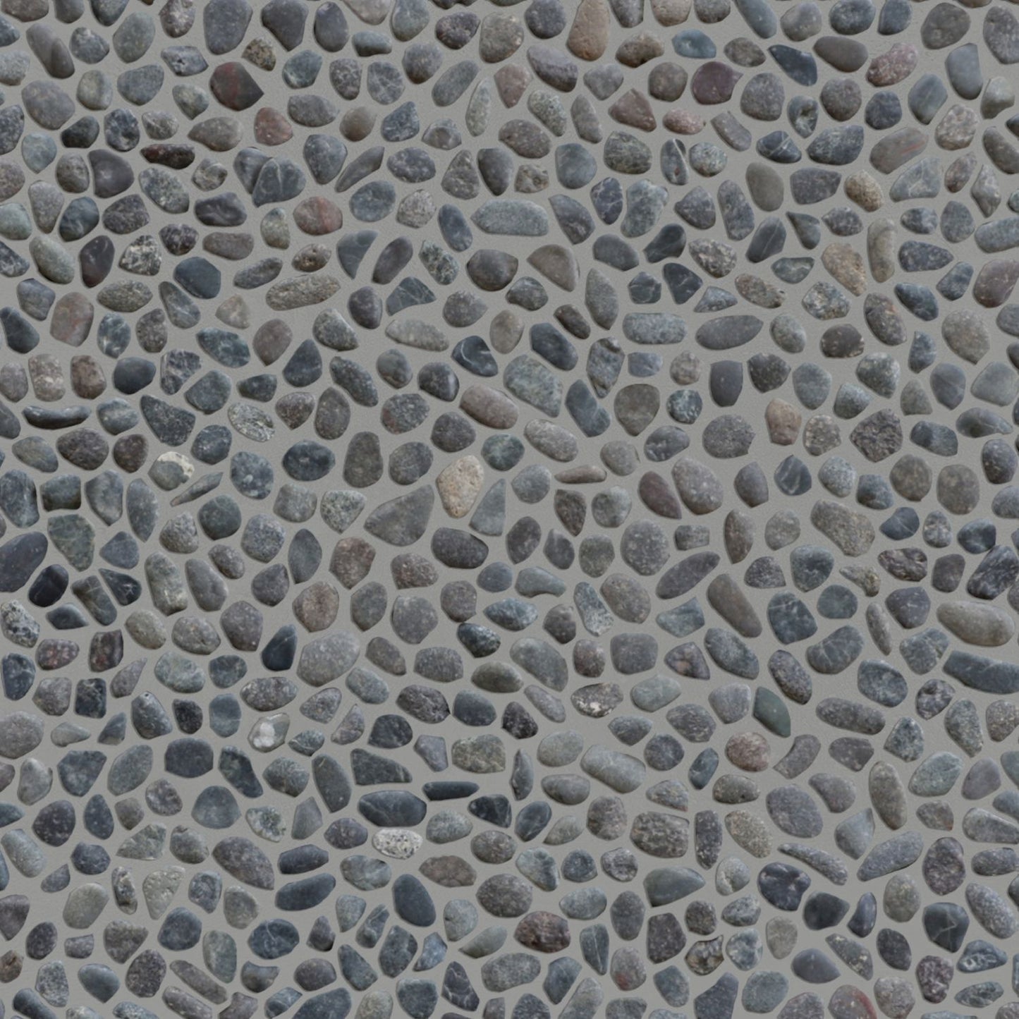 Mini Black Pebble Natural Stone Mosaic Wall & Floor Tile