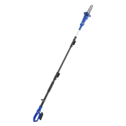 Wild Badger Power Cordless 20 Volt Telescoping Pole Saw, Includes 2.0 Ah Battery and Clip-on Charger