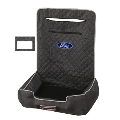 PetBed2GO, Ford, Black, Cushion & Car Seat Cover, 26x20x6, 3.5 lbs