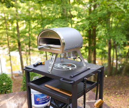 Steel 30IN Pizza Oven table