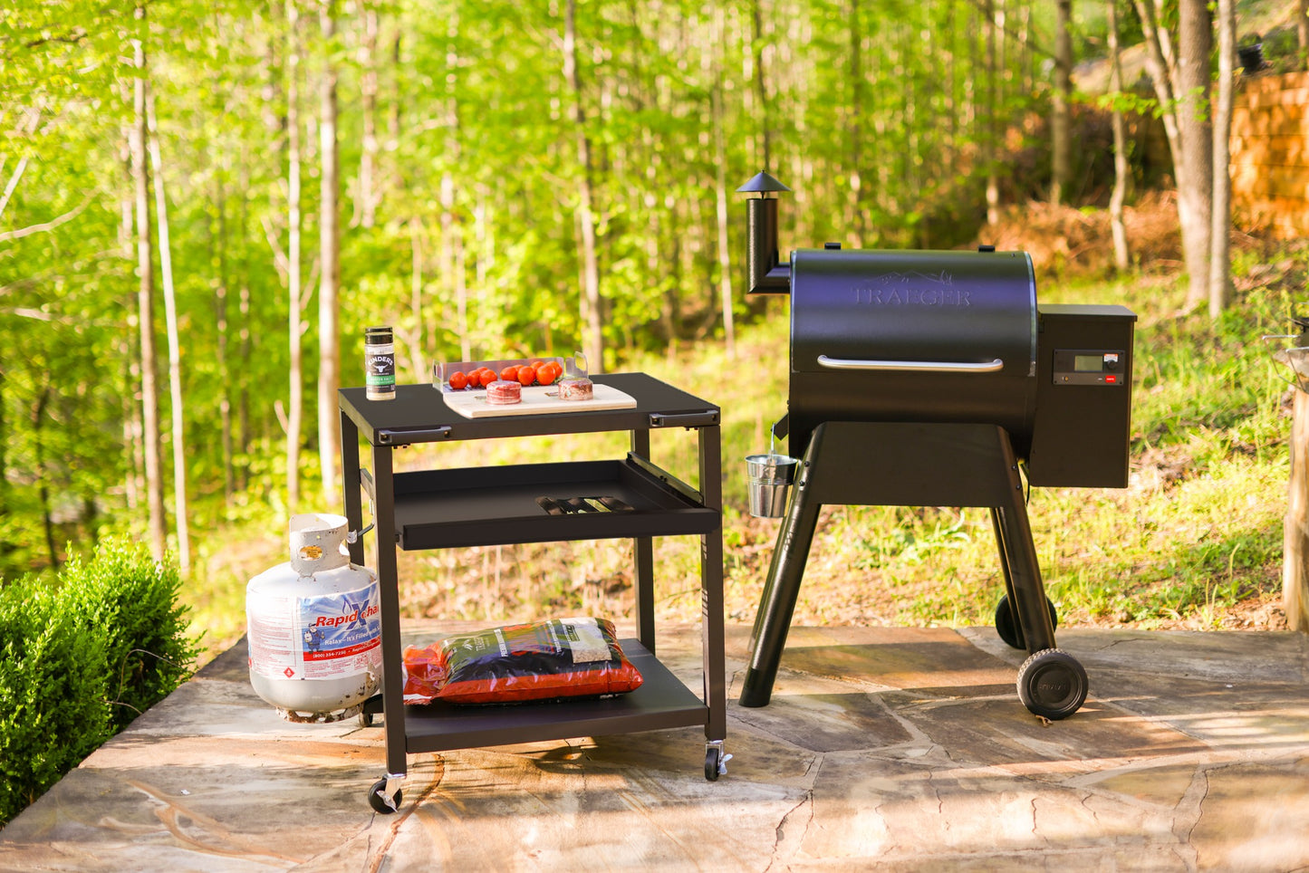 Steel 30IN Pizza Oven table