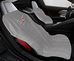 Corvette C8 Black Seat Armour  CarSeat Protector Towel