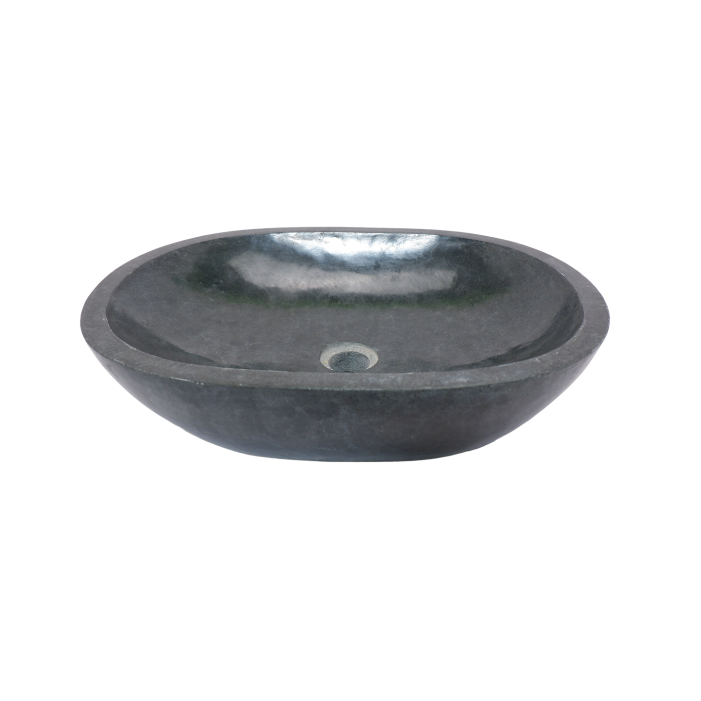 OVAL Basalt Stone Vessel Bathroom Sink