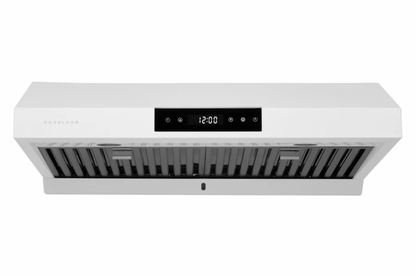 30 Inch Under Cabinet Versatile Vent Range Hood with Stainless Steel Filters in Matte White