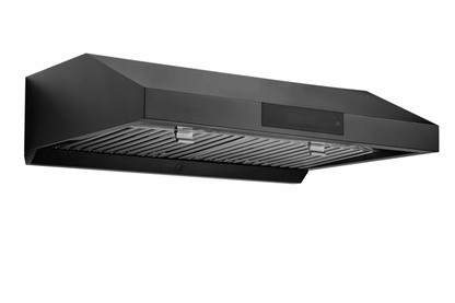 30 Inch Under Cabinet Versatile Venting Range Hood with Stainless Steel Filters in Black Stainless Steel