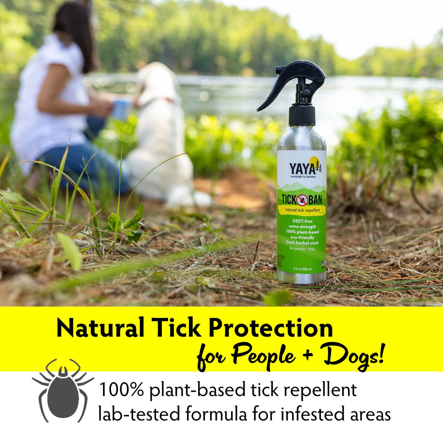 Natural Repellents Tick Ban and Squito Ban  8 oz bug sprays