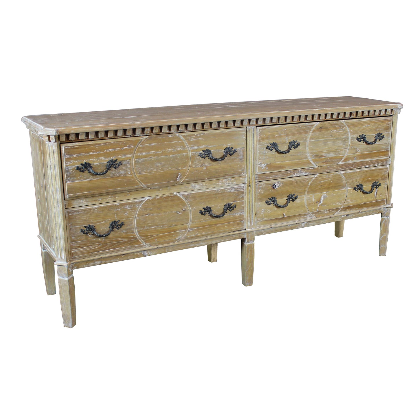 Victoria 4 Drawer Dresser, driftwood