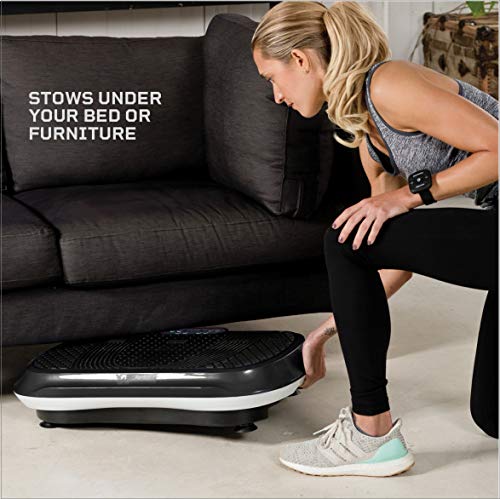 LifePro Waver Vibration Plate Exercise Machine - Whole Body Workout Vibration Fitness Platform w/ Loop Bands - Home Training Equipment for Weight Loss & Toning