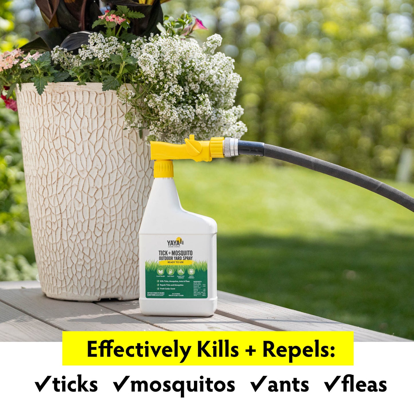 YAYA Tick + Mosquito Outdoor Yard Spray - Ready to Use