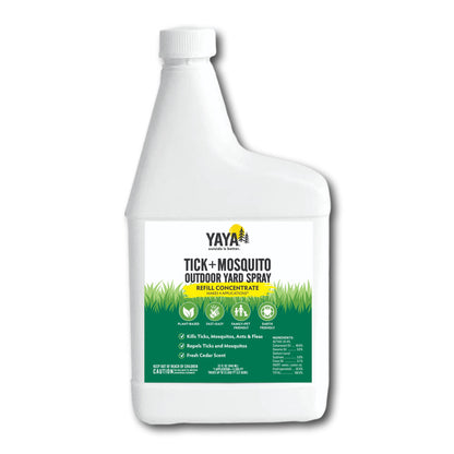 YAYA Tick + Mosquito Outdoor Yard Spray - Refill Concentrate