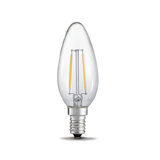 2W Candelabra Dimmable LED Bulb 2700k E12 Base