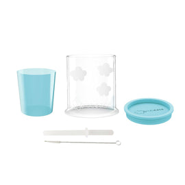 Grabease Spoutless Sippy & Straw Convertible Cup Set, Teal