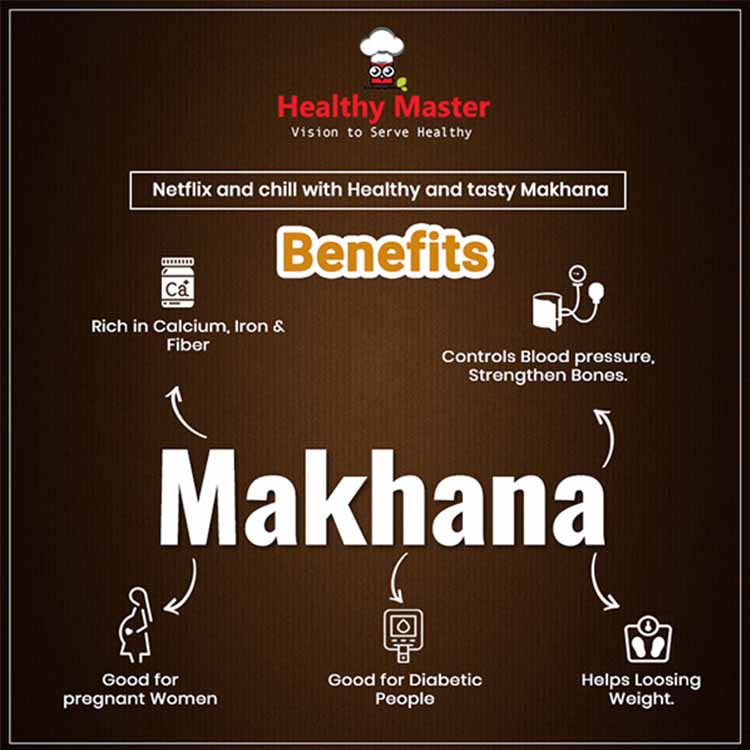 Healthy Master Makhana Peprika - Roasted