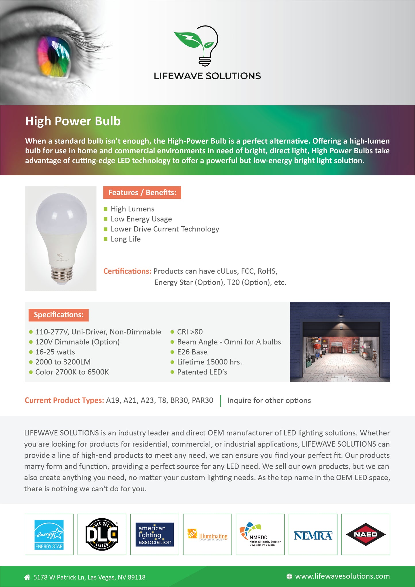 LifeWave Solutions LED High Power