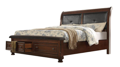 Austin Queen Bed Dark Walnut