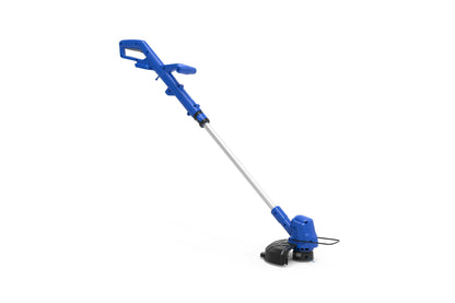 Wild Badger Power 20 Volt 10-inch String Trimmer and Sweeper Blower, Includes (2) 2.0 Ah Batteries and Clip-on Charger