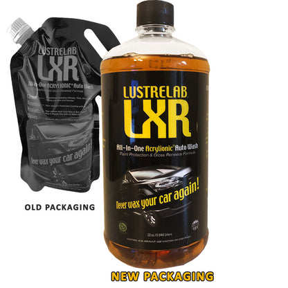 LustreLab LXR All-In-One Acrylionic Auto Car Wash and Wax, Replaces 5 Different Car Care Products and Renews your Vehicles Clear Paint Protective Coating, 1 Quart (32oz)