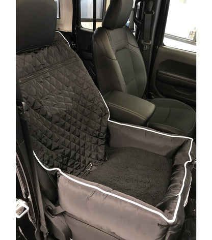 PetBed2GO 101B Small Pet2Go Black Car Pet Bed and Seat Cover