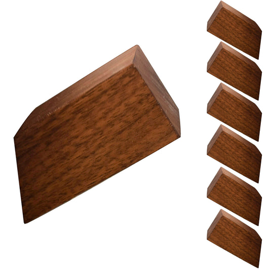 Walnut Wood Wall Hook (Set of 7)