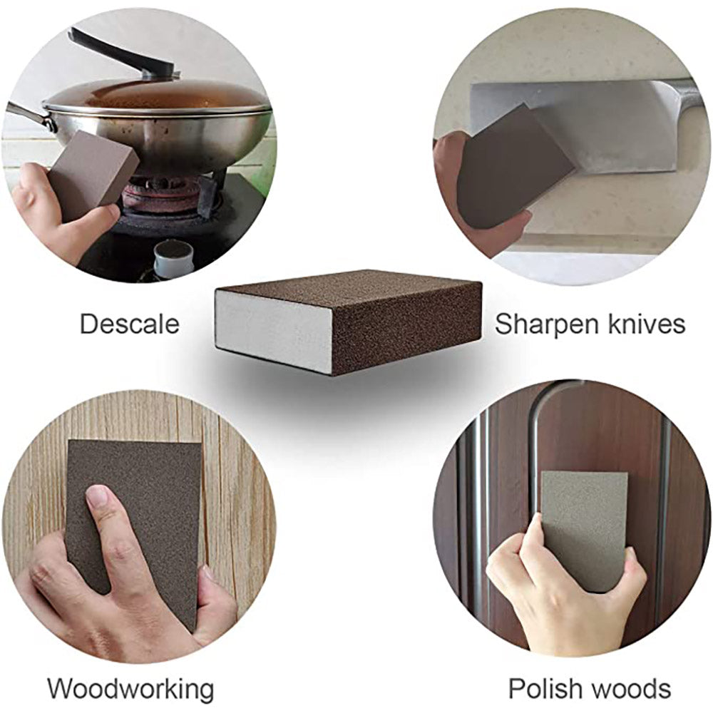 Dense Four-Sided Sanding Sponge Variety Pack