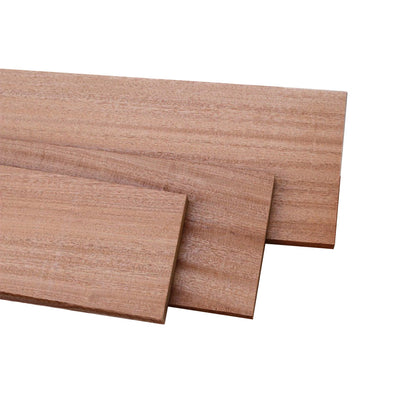 Unfinished Select Sapele Board Smooth on 4 Sides (3 pack)