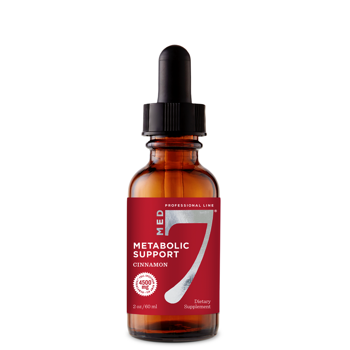 4500 mg Med 7 Metabolic Support 2 oz/60 ml | 4500 mg Hempzorb81™ Full Spectrum Hemp CBD Oil