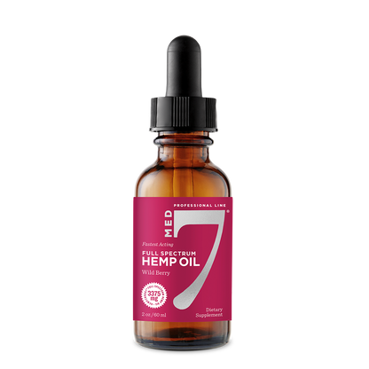 3375 mg Med 7 Hemp CBD Oil 2 oz/60 ml | 3375 mg Hempzorb81™ Full Spectrum Hemp CBD Oil