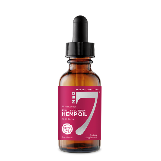 3375 mg Med 7 Hemp CBD Oil 2 oz/60 ml | 3375 mg Hempzorb81™ Full Spectrum Hemp CBD Oil