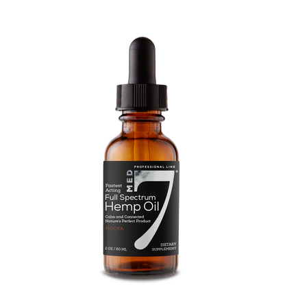 3375 mg Med 7 Hemp CBD Oil 2 oz/60 ml | 3375 mg Hempzorb81™ Full Spectrum Hemp CBD Oil