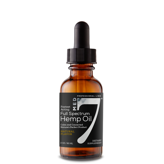 3375 mg Med 7 Hemp CBD Oil 2 oz/60 ml | 3375 mg Hempzorb81™ Full Spectrum Hemp CBD Oil