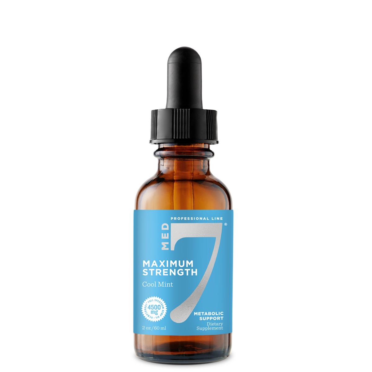 4500 mg Med 7 Maximum Strength 2 oz/60 ml | 4500 mg Hempzorb81™ Full Spectrum Hemp CBD Oil