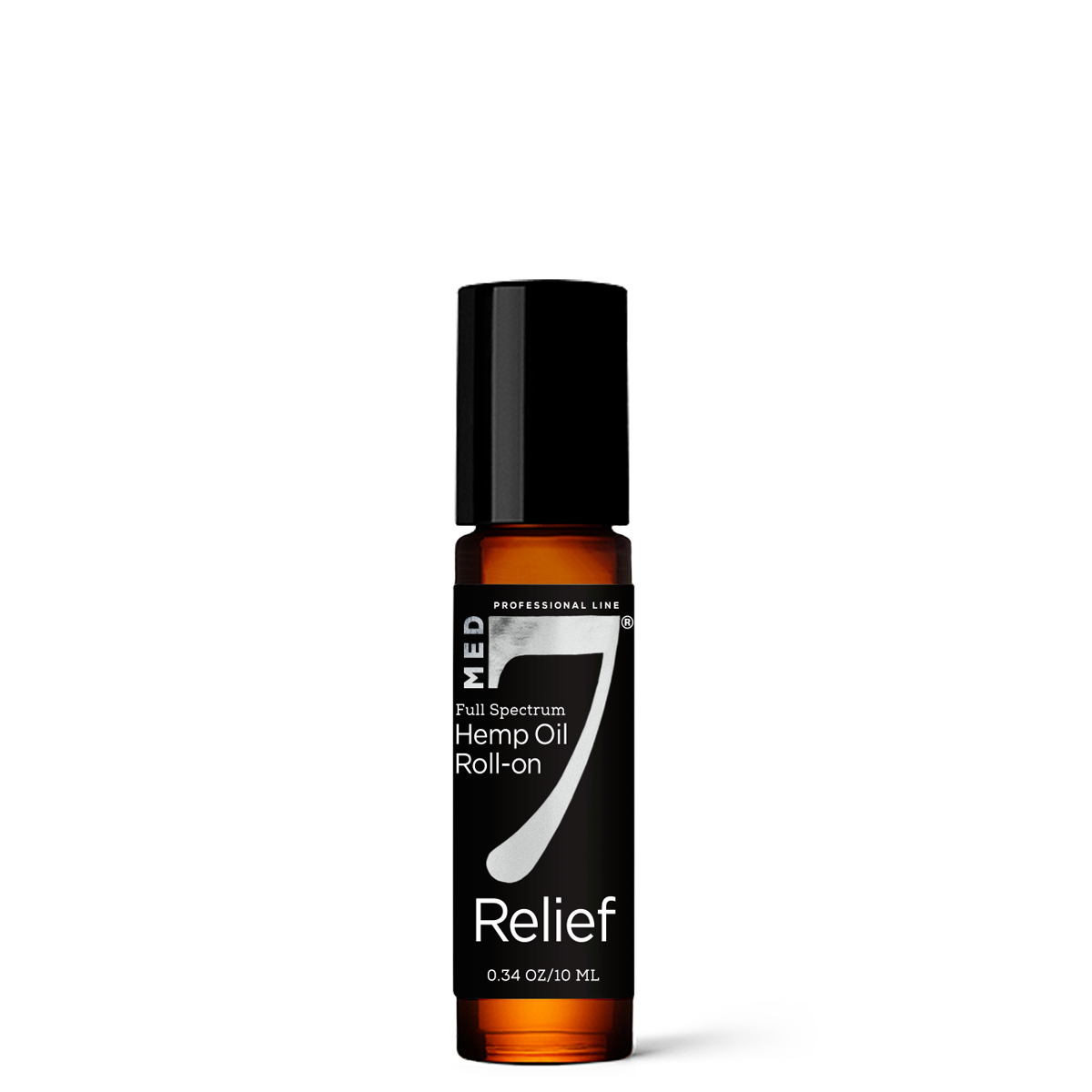 200 mg Med 7 Relief Roll-on .34 fl. oz/10 ml | 200 mg Hempzorb81™ Full Spectrum Hemp CBD Oil