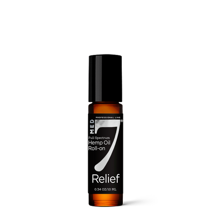 200 mg Med 7 Relief Roll-on .34 fl. oz/10 ml | 200 mg Hempzorb81™ Full Spectrum Hemp CBD Oil