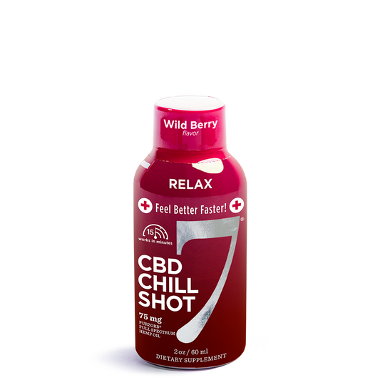 7 CBD Chill Shot 2 oz/60 ml | 75 mg Hempzorb81™