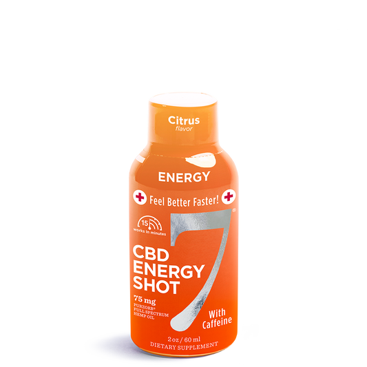 7 CBD Energy Shot 2 oz/60 ml | 75 mg Hempzorb81™