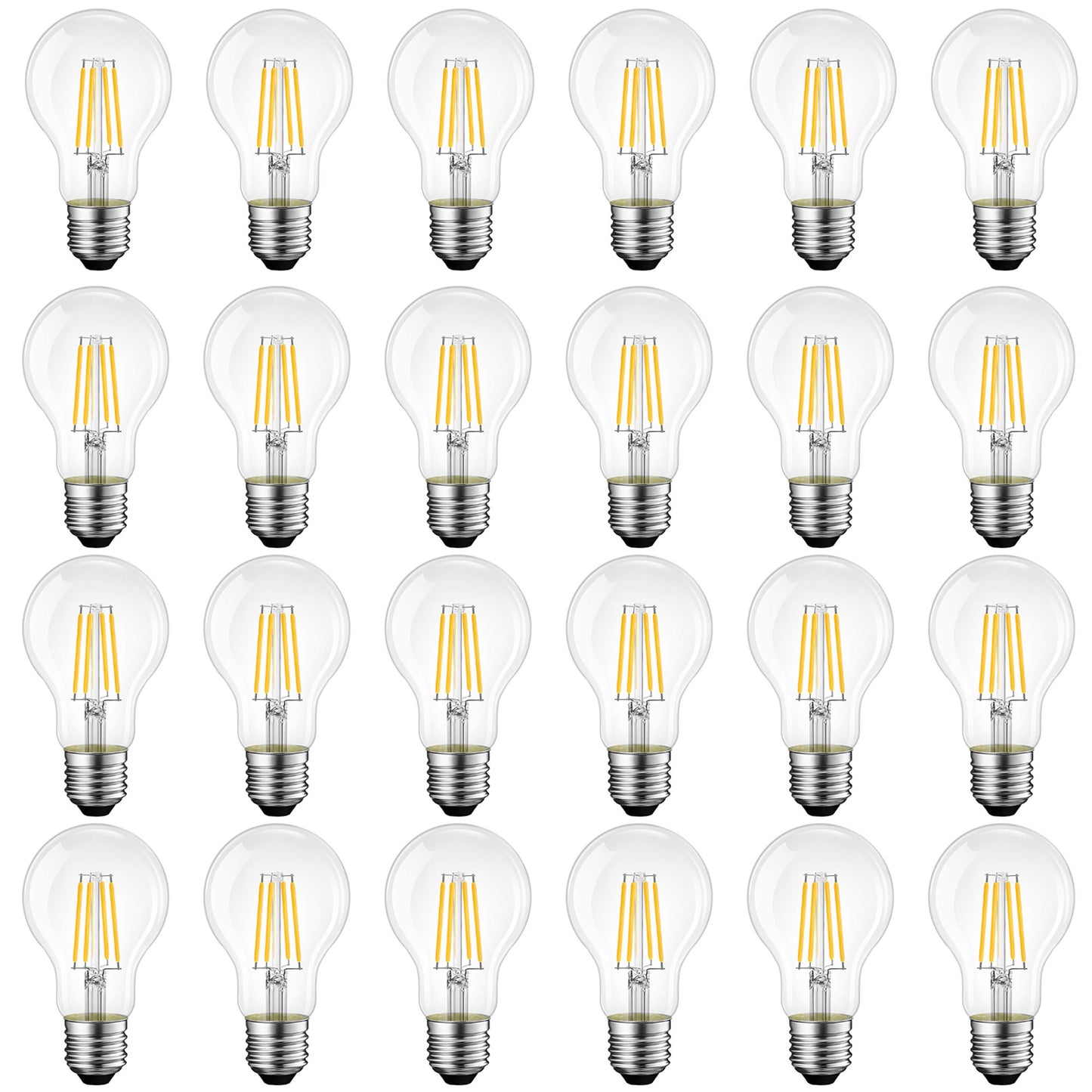 8W A60 Dimmable LED Bulb 2700k Medium Base