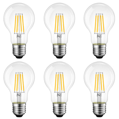 8W A60 Dimmable LED Bulb 2700k Medium Base