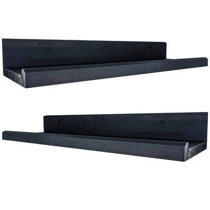 Ledge Wall Shelf Black 36x8x3.5