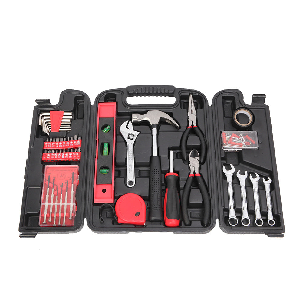 RONSHIN 136pcs Tool Set Carbon Steel General Household Home Repair Mechanic Hand Tools Kit