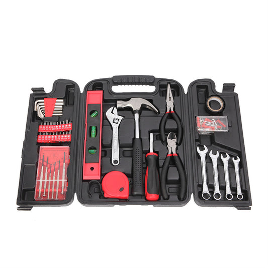 RONSHIN 136pcs Tool Set Carbon Steel General Household Home Repair Mechanic Hand Tools Kit