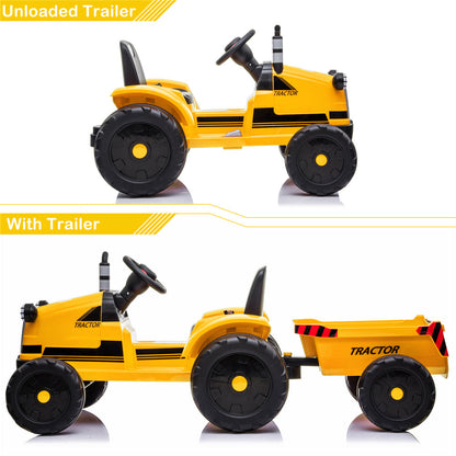 YIWA Dual Drive Electric Tractor with Music Remote Control