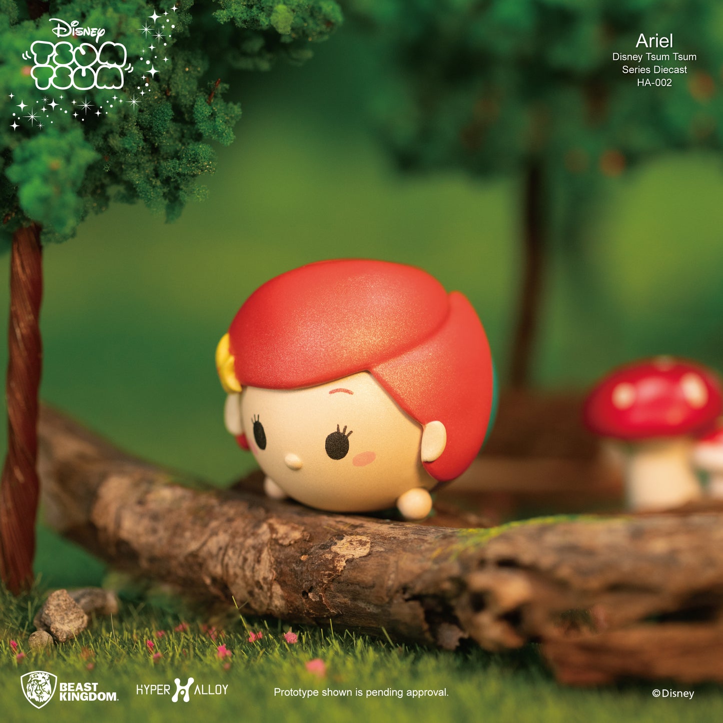 Disney Tsum Tsum Diecast Series-Ariel (Hyper Alloy)