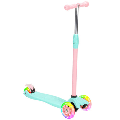 YIWA Toddlers Scooter Non-foldable 3-speed Adjustment Scooter Blue Pink