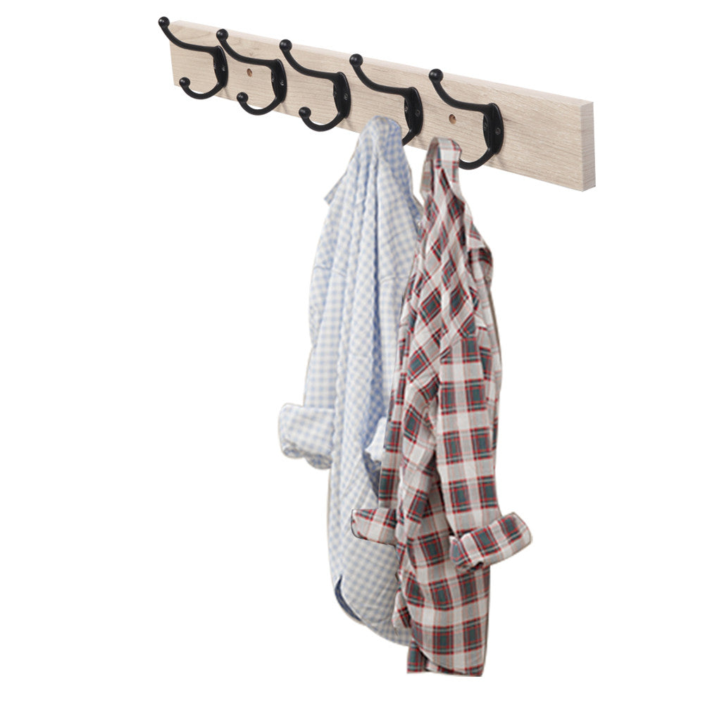 RONSHIN FY21 Wall-mounted Holder with 5 Hooks