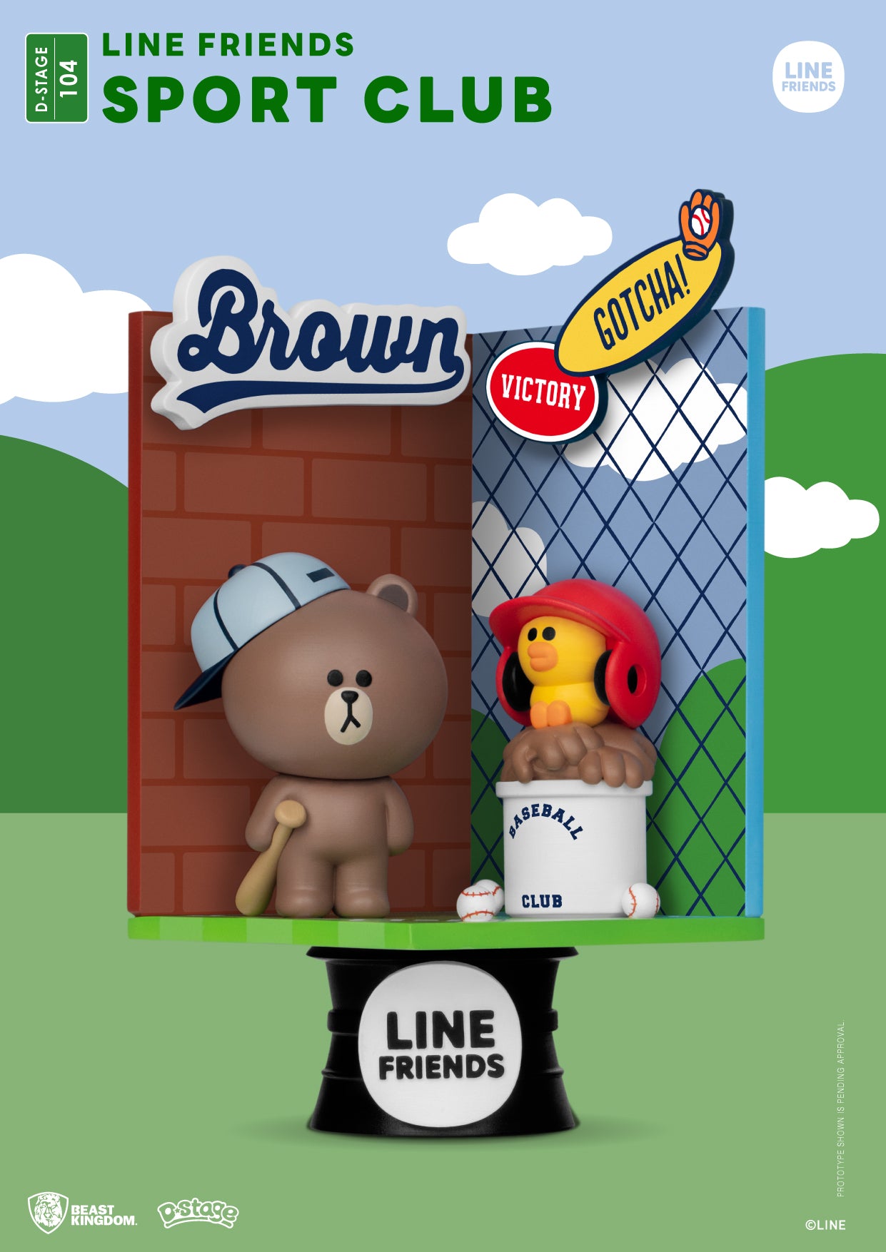 Diorama Stage-104-Line Friends-Sport Club (D-Stage)