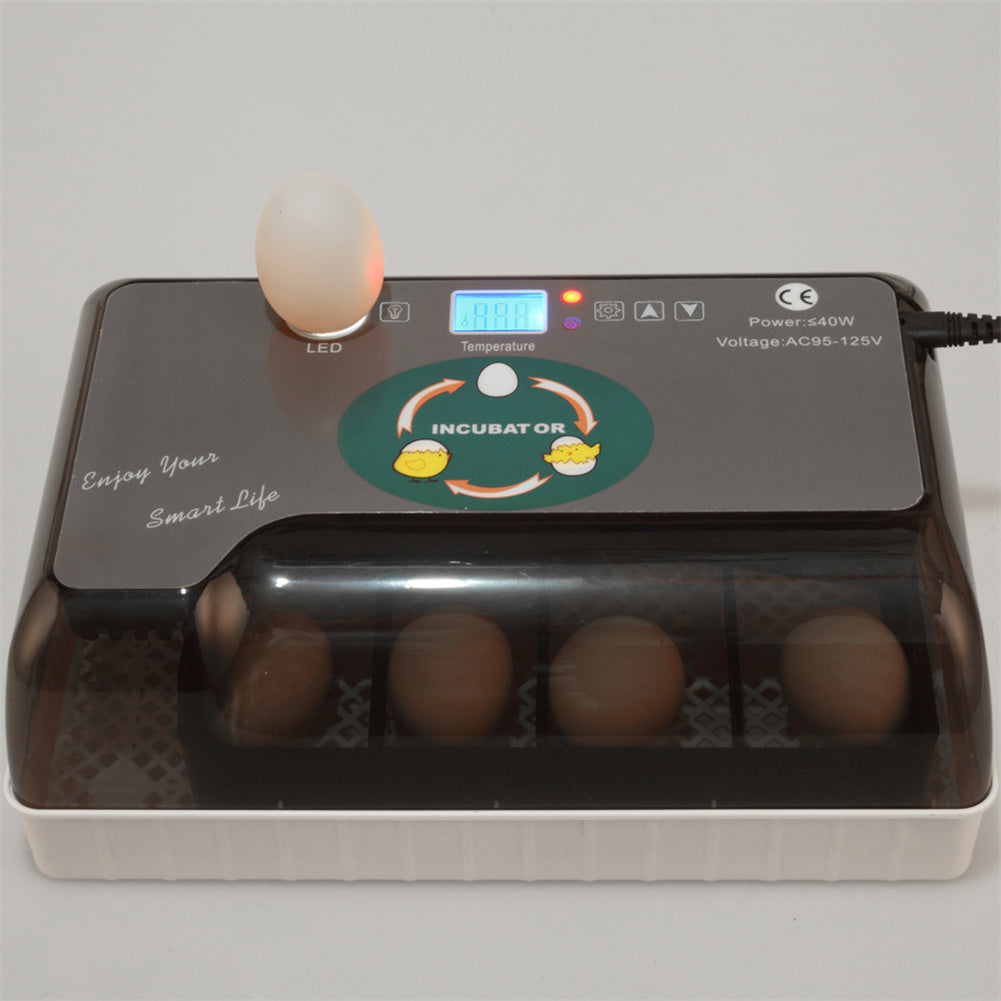 DISHYKOOKER 40W Digital Eggs Incubators for Hatching Chicken Ducks Birds Eggs Grey