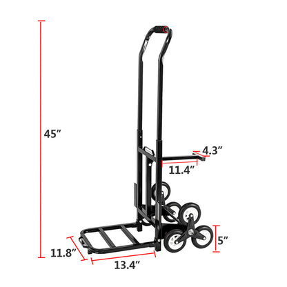 RONSHIN Portable Stair Climbing Cart 330 Lbs Capacity