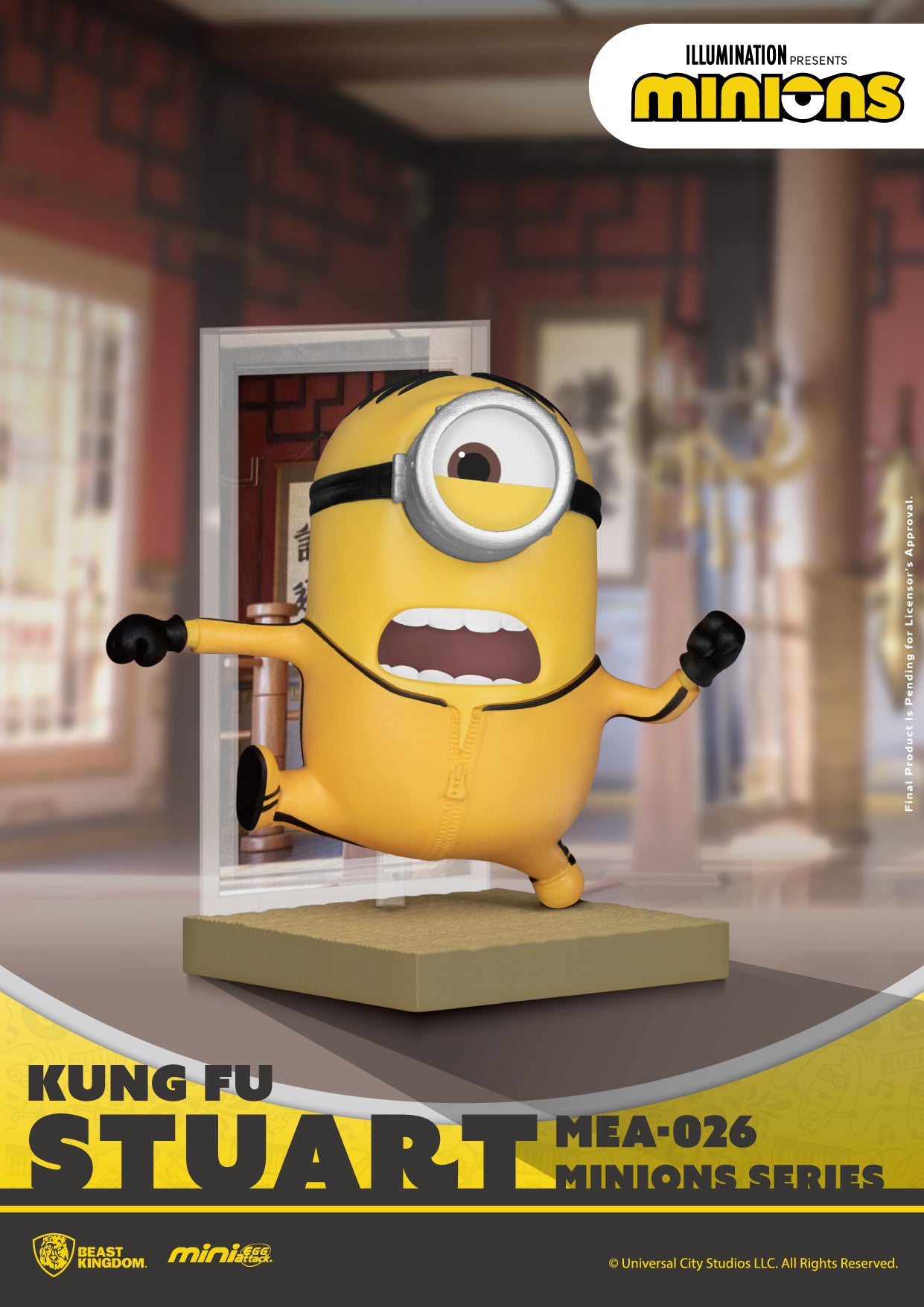 Minions series Kung Fu Stuart (Mini Egg Attack)